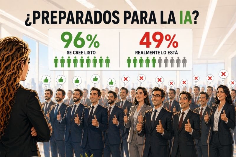 El 96 % de los líderes de retail cree estar listo para la IA. El 49 % lo está